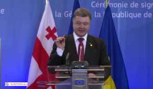 FOTO // Poroșenko și MOMENTUL AMUZANT de la Bruxelles