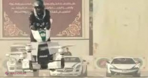 VIDEO // Motocicletă ZBURĂTOARE pentru poliția din Dubai