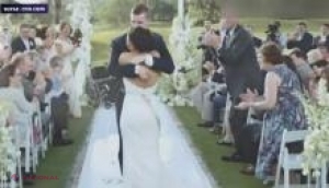 VIDEO // Miracolul din ziua nunții. Un fost fotbalist paralizat a pășit spre altar