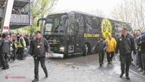 UPDATE// Explozie cu BOMBĂ lângă autocarul Borussiei Dortmund înaintea meciului cu Monaco. Un fotbalist a fost RĂNIT, iar partida AMÂNATĂ