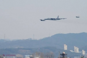 SUA au trimis bombardiere în apropierea Coreei de Nord, într-o demonstraţie de forţă. Reacția Phenianului