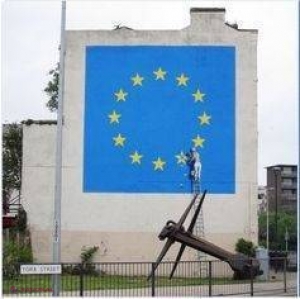 FOTOGRAFIA zilei // Ce înseamnă Brexitul pentru UE, în viziunea celebrului Bansky 