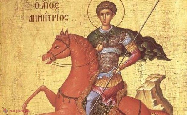 Creștinii ortodocși îl sărbătoresc astăzi pe Sfântul Dumitru. Câți moldoveni poartă numele sfântului 
