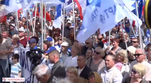 VIDEO // O nouă acțiune de PROTEST organizată de „Partidul Nostru”. Bălțenii au ieșit să spună „NU” sistemului mixt