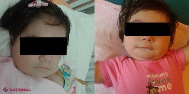 DREPTATE în cazul Deliei, fetița nenorocită la naștere într-un spital privat din Chișinău