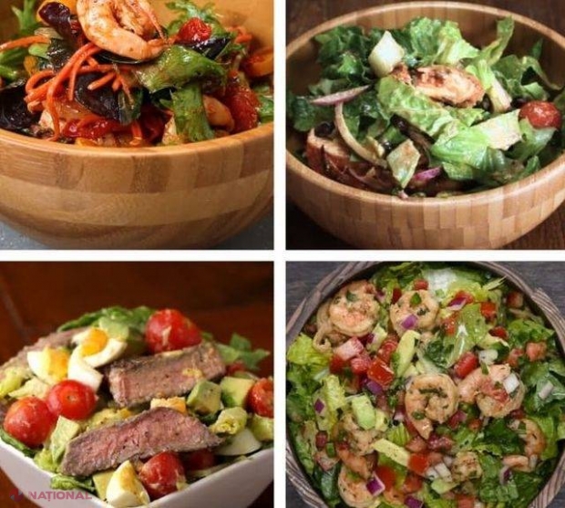 VIDEO // Idei de salate bogate în proteine. Sunt sănătoase și foarte sățioase! 