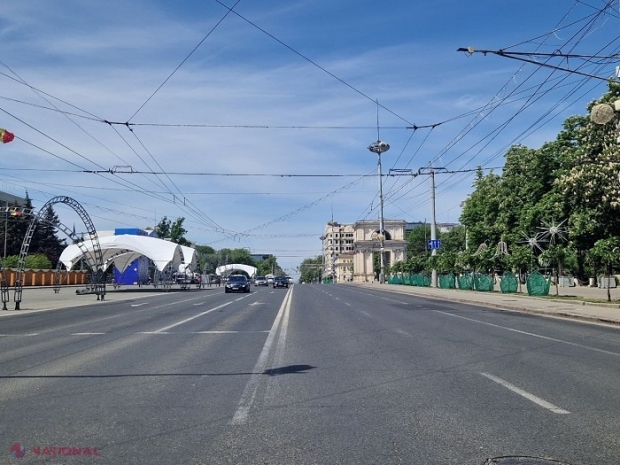 ATENȚIE, ŞOFERI! Traficul rutier, suspendat pe mai multe străzi din Chișinău, în perioada 8 - 10 mai. Cum va circula transportul public