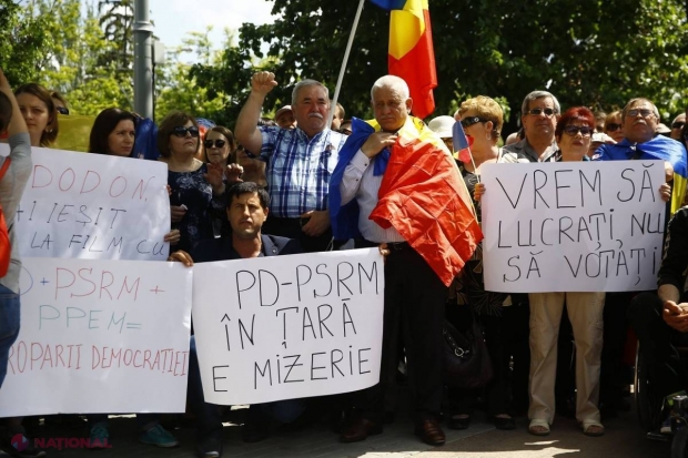 VIDEO // Proteste ZILNICE la Parlament ÎMPOTRIVA schimbării sistemului electoral