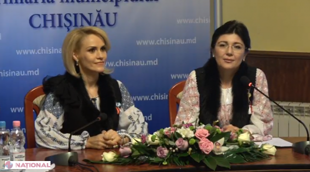 FOTO // Mesaj EMOȚIONANT al Gabrielei Firea la Chișinău. A pomenit de Centenarul UNIRII și despre „continuarea idealurilor înaintașilor noștri”: „Frații între ei nu trebuie doar să se iubească, dar și să se sprijine”