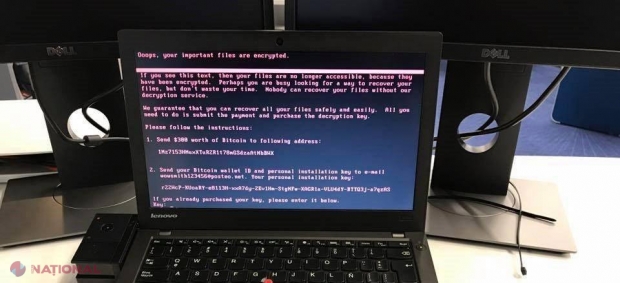 Virusul Petya ia AMPLOARE! Recomandările Poliției pentru a vă proteja computerile