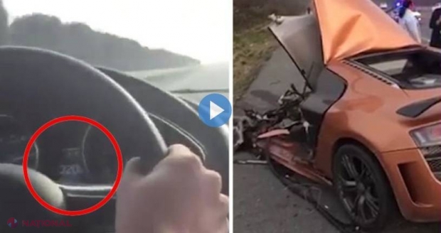 VIDEO // Grăbiţi spre tragedie! Imagini şocante surprinse la 320 km/h, cu scurt timp înainte de impactul fatal