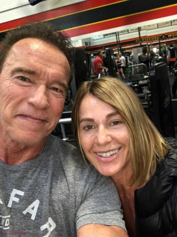 Nadia Comăneci, întâlnire cu Arnold Schwarzenegger la sala de fitness 