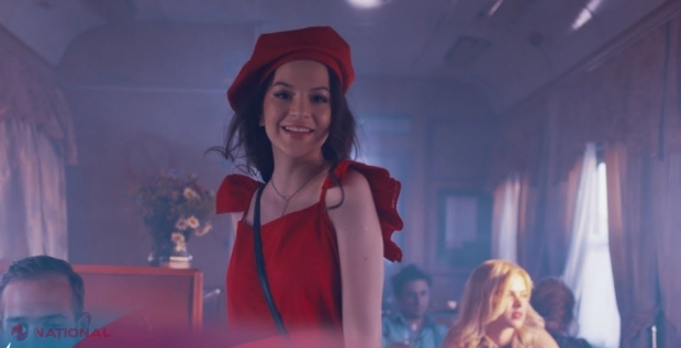 Foarte SEXY, într-o rochie roșie. Imagini uluitoare cu Cleopatra Stratan în noul videoclip: „Ești ca Ghiță, știi și drumul spre portiță”