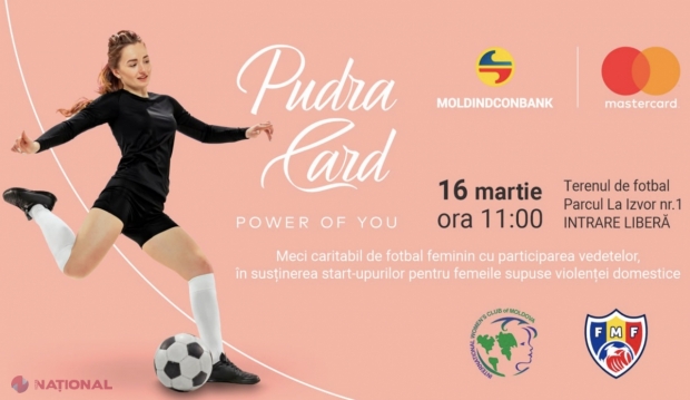 Moldindconbank organizează a treia ediție a miniturneului de fotbal feminin caritabil