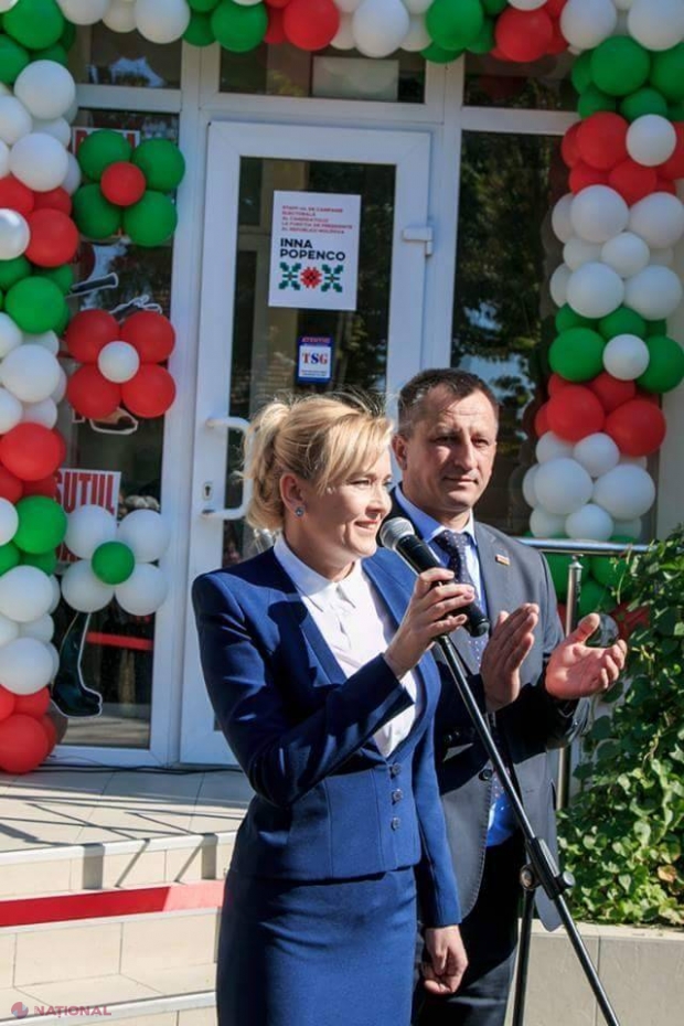 Inna Popenco a inaugurat sediul staff-ului său de campanie: „Sunt sigură că schimbările în Moldova pot fi făcute”