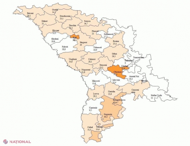 CLASAMENTE // În ce raioane sunt plătite cele mai MARI salarii din R. Moldova, unde există cea mai bună infrastructură rutieră, dar și cea mai mare corupție