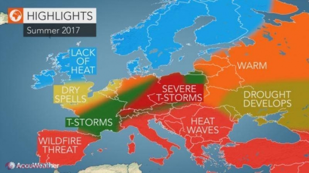 METEO // Harta CANICULEI în Europa. Va fi o vară toridă, cu temperaturi extreme