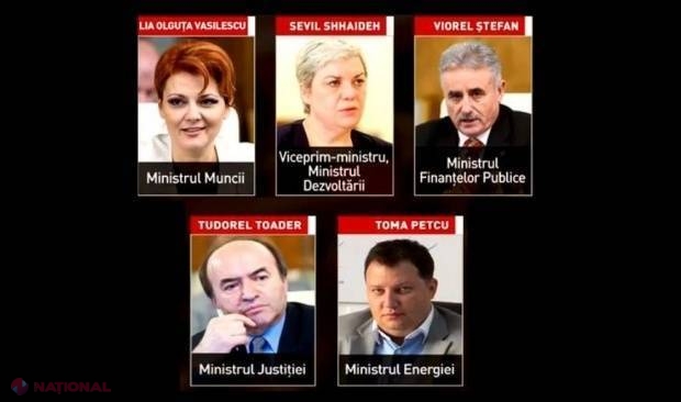 Cinci miniștri pe LISTA NEAGRĂ a șefului principalului partid de la guvernare