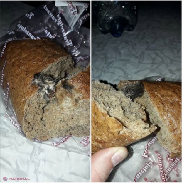 REACȚIA SA „Franzeluța” la pâinea cu șoarecele copt în ea, descoperit de un consumator din Chișinău: „Este imposibil”