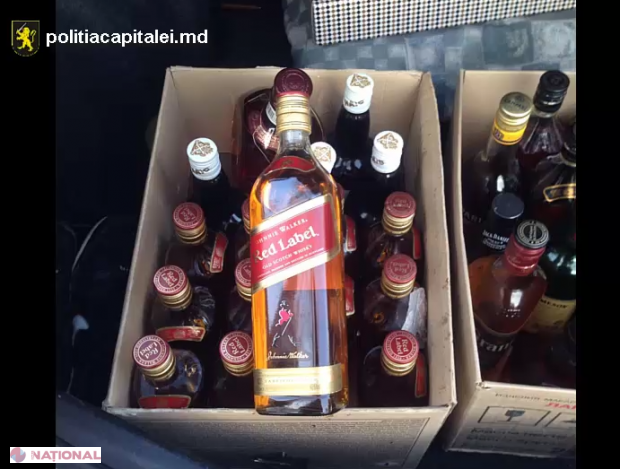 Poliția a ridicat 50 de sticle cu whiskey de la un locuitor al orașului Orhei. Cum a ajuns băutura „de lux” în R. Moldova