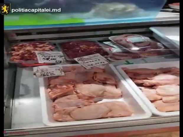 VIDEO // Sute de kilograme de carne și mezeluri, retrase din magazinele din Chișinău: Aveau termenele de valabilitate EXPIRATE