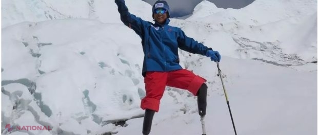 VIDEO // A cucerit Everestul deși nu are picioare. Visul de-o viață pe care un alpinist a reușit să și-l îndeplinească