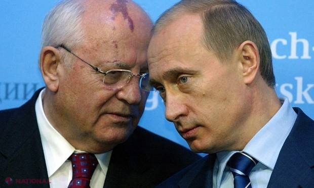 Replica DURĂ a lui Gorbaciov pentru Putin, care l-a făcut responsabil de „extinderea” NATO spre Est