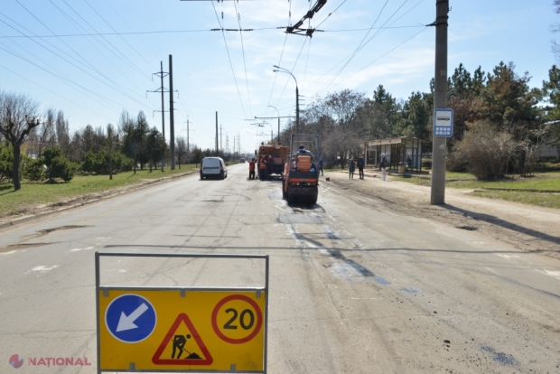 Ce străzi din Chișinău vor fi REPARATE astăzi