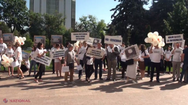 VIDEO // Marș al jurnaliștilor din R. Moldova, de Ziua Mondială a Libertății Presei