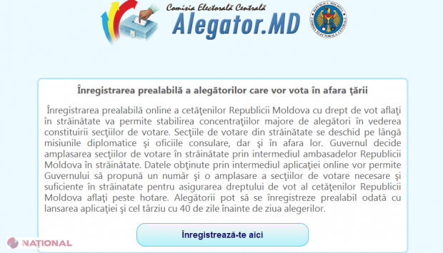 Moldovenii din străinătate se vor putea înregistra online pentru a participa la alegerile din toamnă
