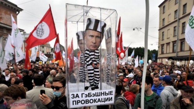 Peste o MIE de persoane, ARESTATE în Rusia la protestele anti-Putin