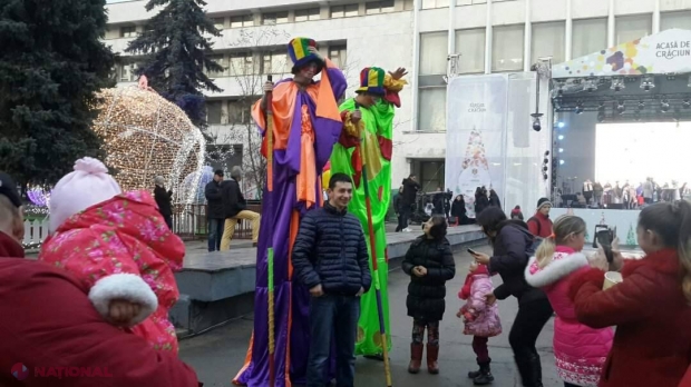 VIDEO, FOTO // Târgul de Crăciun din centrul Chișinăului, inaugurat de Guvern