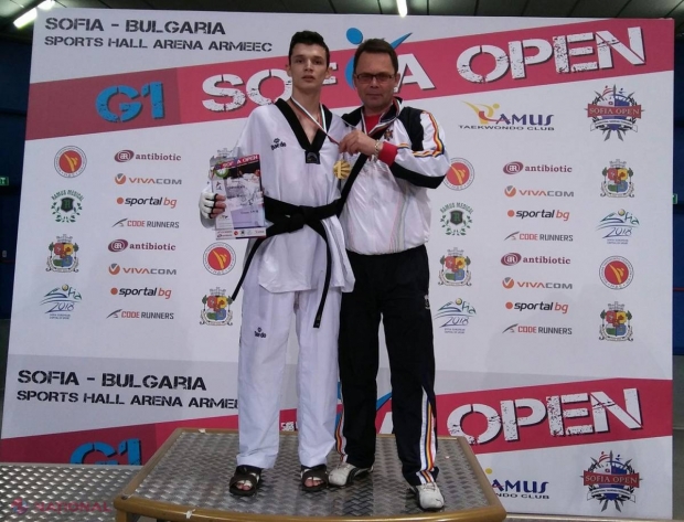 Un nou triumf al taekwondo-ului moldovenesc la turneul G-1 Sofia Open