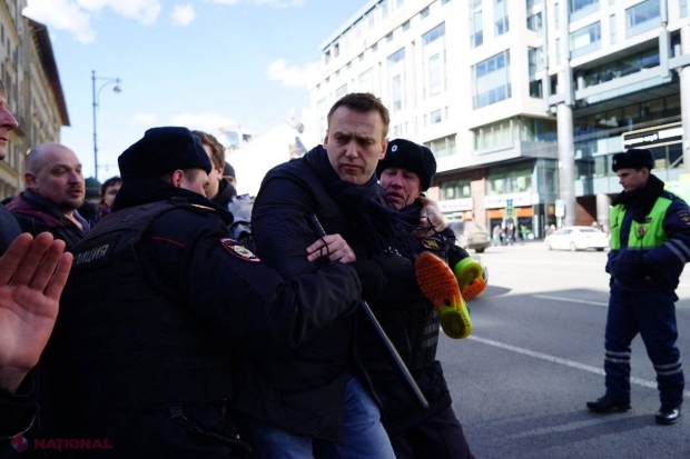 VIDEO // Proteste ANTICORUPȚIE în mai multe orașe ale Rusiei. Principalul lider al opoziţiei a fost ARESTAT