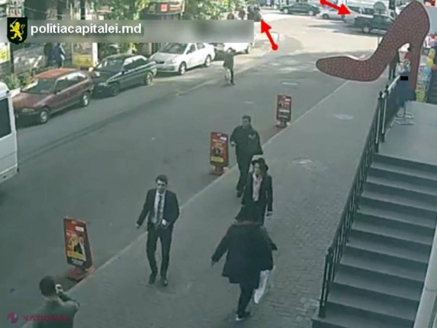 VIDEO // Momentul în care un microbuz de rută TAMPONEAZĂ o persoană în centrul Chișinăului
