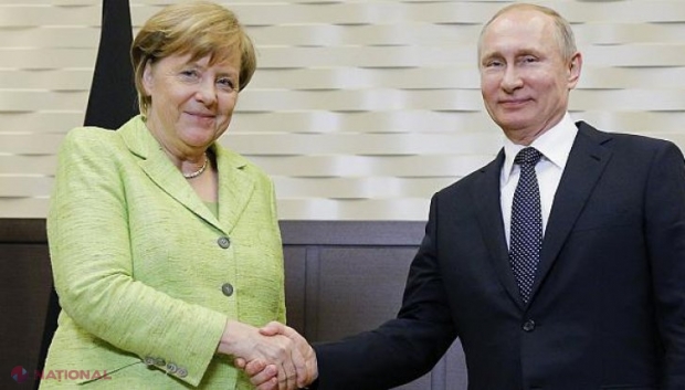 Întâlnire CRUCIALĂ Angela Merkel - Vladimir Putin într-un context internațional tensionat
