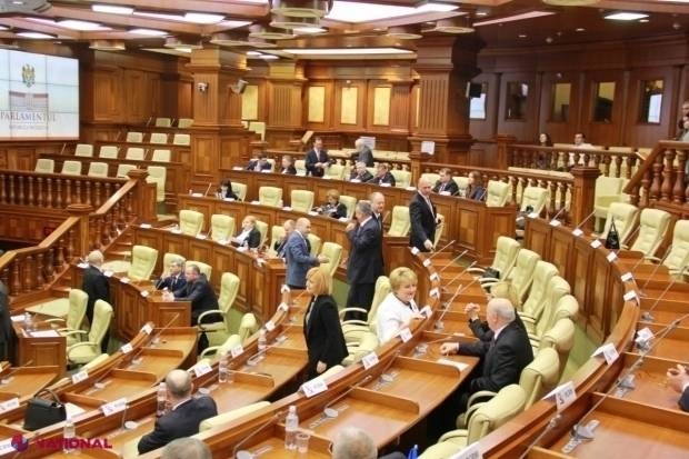 Parlamentul a adoptat o Declarație politică prin care îi cere Federației Rusă să-și RETRAGĂ trupele militare din R. Moldova: Socialiștii au părăsit ședința