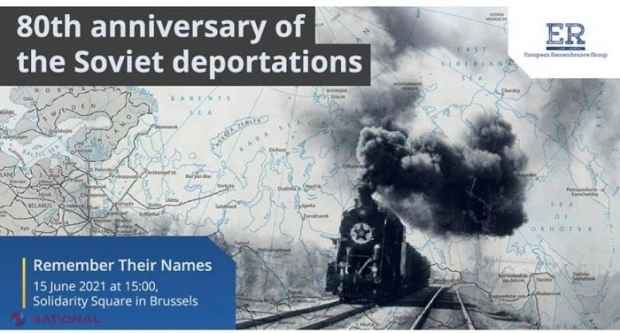 Victimele deportărilor staliniste din Basarabia, Bucovina de Nord, Estonia, Letonia, Lituania, Polonia, Ucraina și Belarus, COMEMORATE la Bruxelles: Numele deportaților, citite în Piața Solidarității 