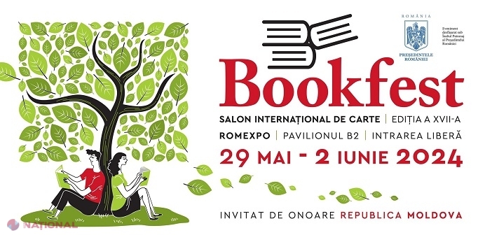 Reduceri de până la 80% la cărți, în cadrul Salonului „Bookfest 2024”, desfășurat la București începând cu data de 29 mai: R. Moldova, invitat special la eveniment