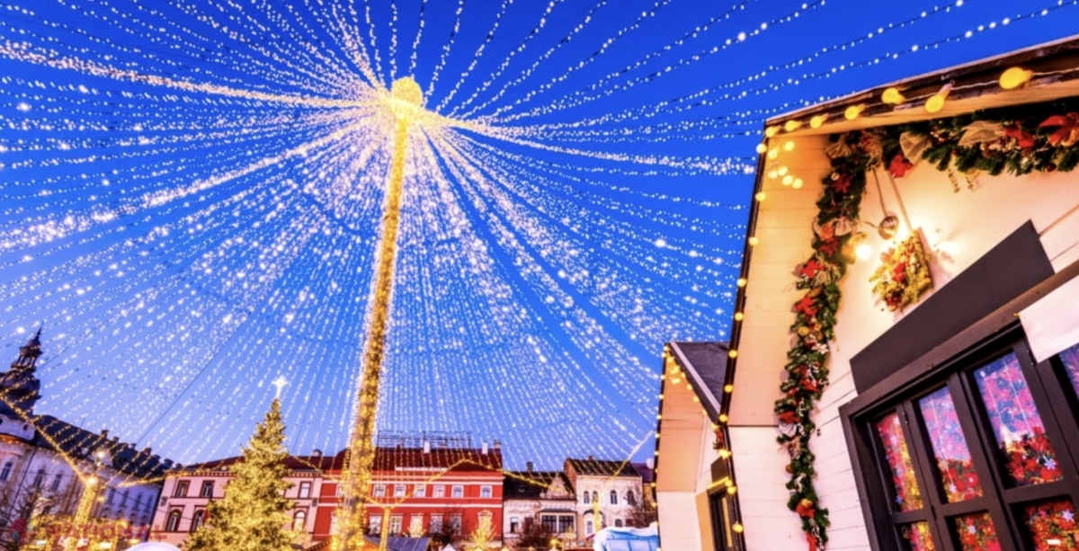 Începe Târgul de Crăciun de la Cluj Căsuțele cu panouri solare