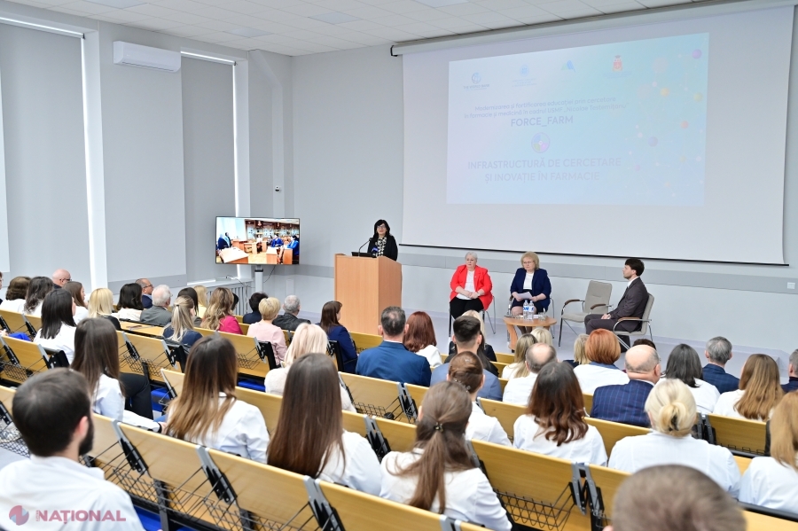 Inovație și educație avansată la USMF „Nicolae Testemițanu”: patru noi laboratoare în domeniul farmaceutic deschise cu sprijin internațional