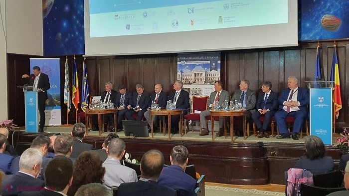 Conducerea USM, alături de reprezentanți ai celor mai importante universități din România, la reuniunea Consorțiului „Universitaria”: Parteneriate de studii și dezvoltarea programelor de cercetări științifice