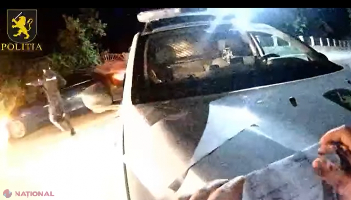 VIDEO // Beat și fără permis de conducere, un tânăr aflat la volanul unui „BMW” a pus pe jar un echipaj al Poliției. După o urmărire ca în filme, acesta le-a propus MITĂ oamenilor legii