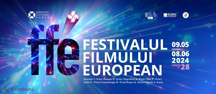 PREMIERĂ // Festivalul Filmului European va debuta la Bucureşti chiar de Ziua Europei, pe 9 mai, şi se va încheia la Chişinău, pe 8 iunie: Ce filme vor fi proiectate în R. Moldova  ​