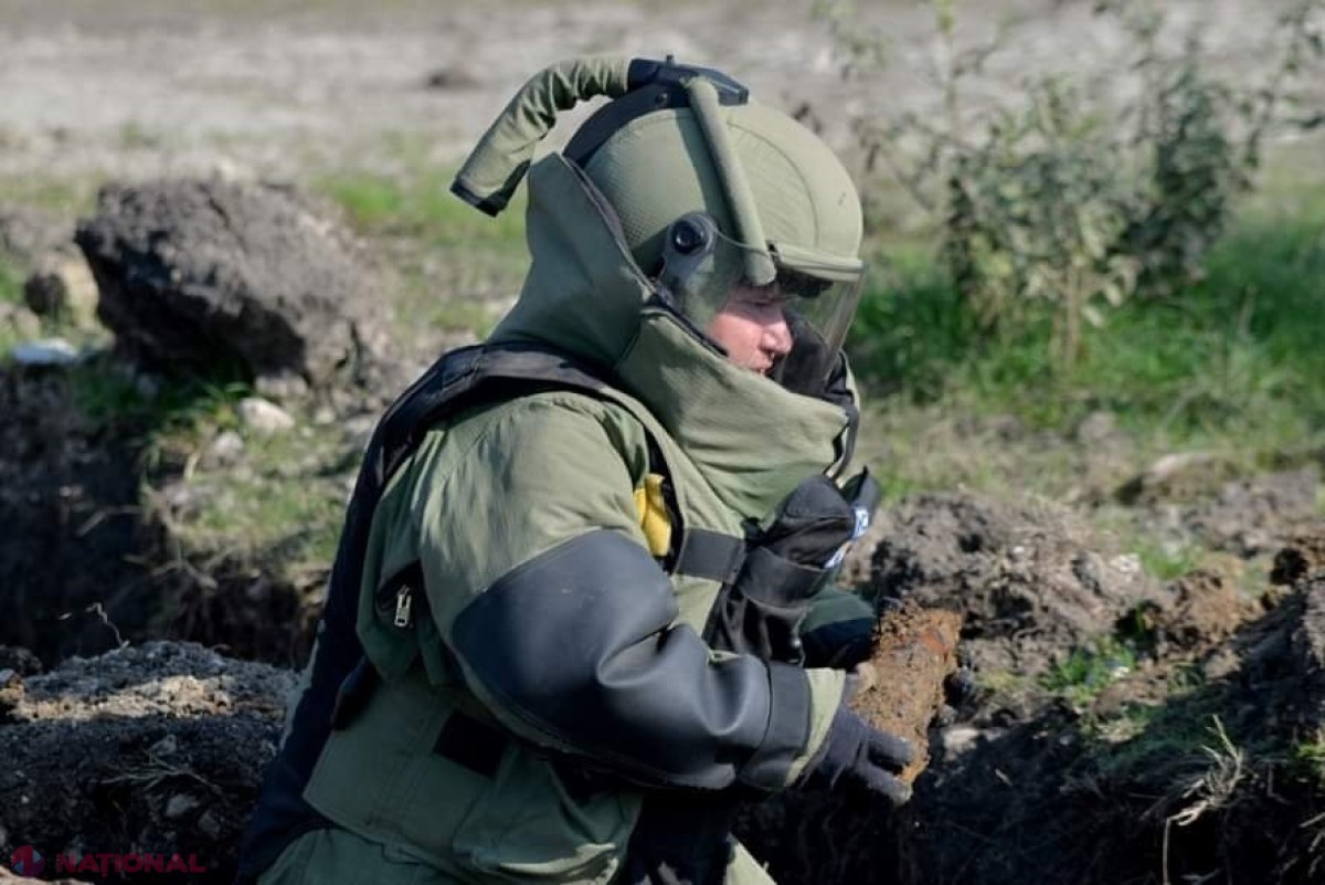Facilități pentru militarii care efectuează misiuni de deminare pe teritoriul R. Moldova: O lună de activitate va fi considerată ca fiind o lună și jumătate de vechime în muncă 