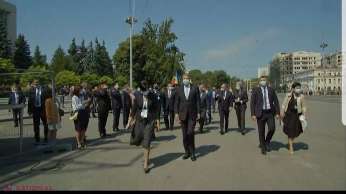 UPDATE // Klaus Iohannis a ajuns la Chişinău. Inaugurarea Zilei Independenței R. Moldova, AMÂNATĂ cu o oră: Avioanele cu președinții României și Ucrainei nu pot ateriza la Chișinău din cauza ceții