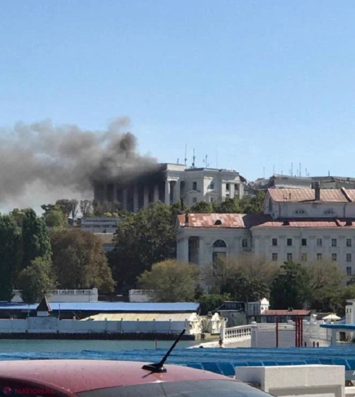 Ucrainenii au distrus cu rachete sediul Statului Major al Flotei ruse din Marea Neagră, situat în centrul orașului Sevastopol  