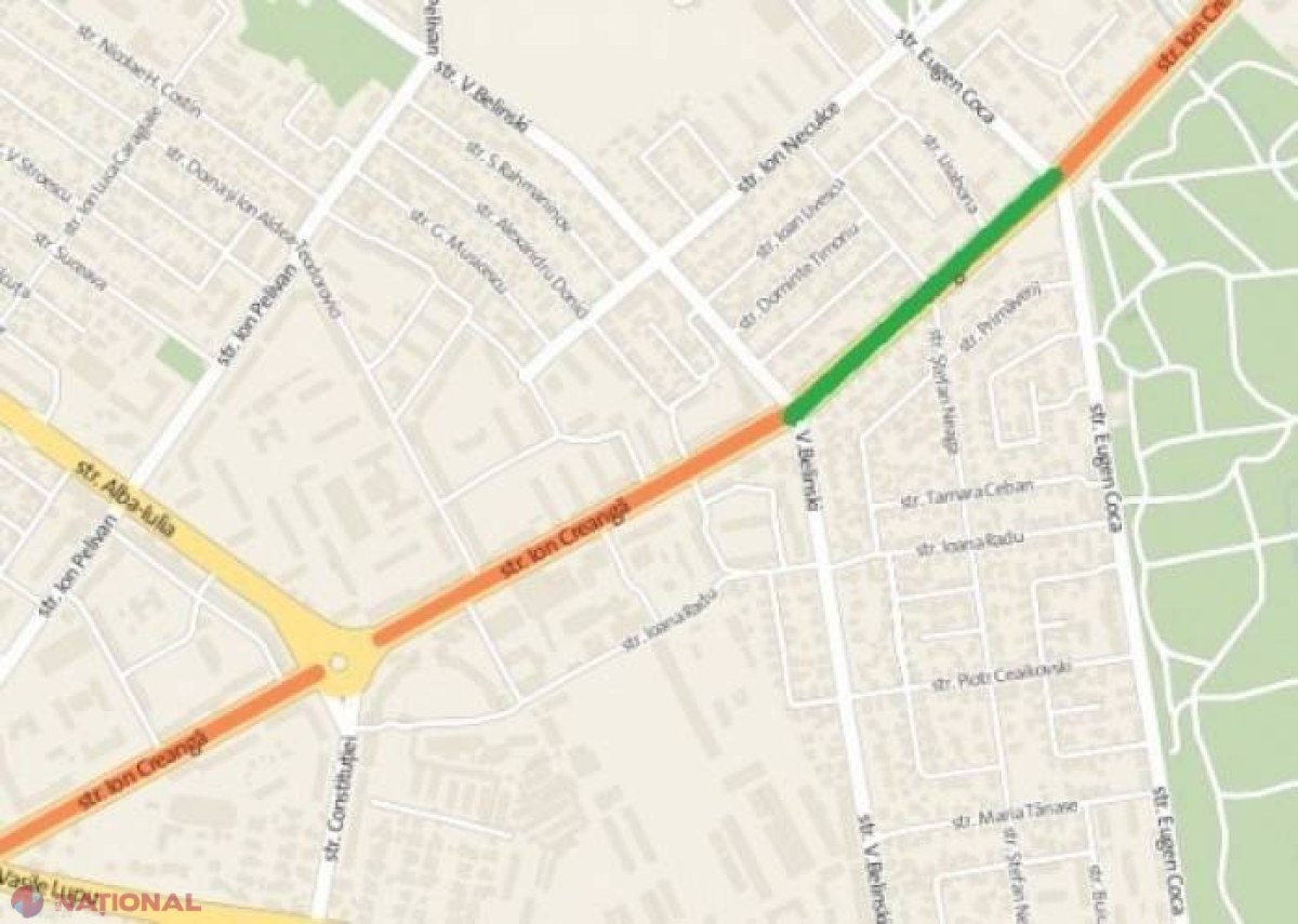 Circulația rutieră pe o stradă aglomerată din Chișinău, SUSPENDATĂ mâine