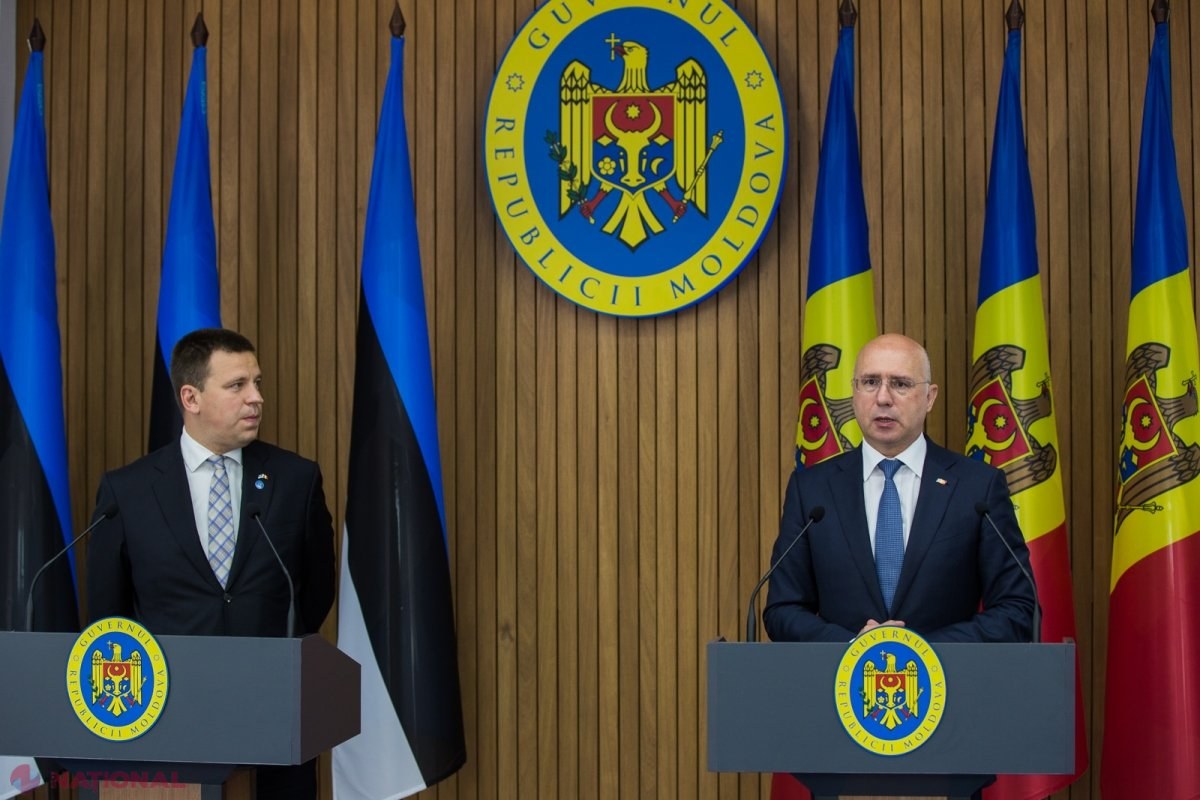 Pavel Filip, către omologul său Jüri Ratas: „Exemplul Estoniei ne face să credem că și R. Moldova va definitiva tranziția de la un stat post-sovietic la unul cu adevărat european”