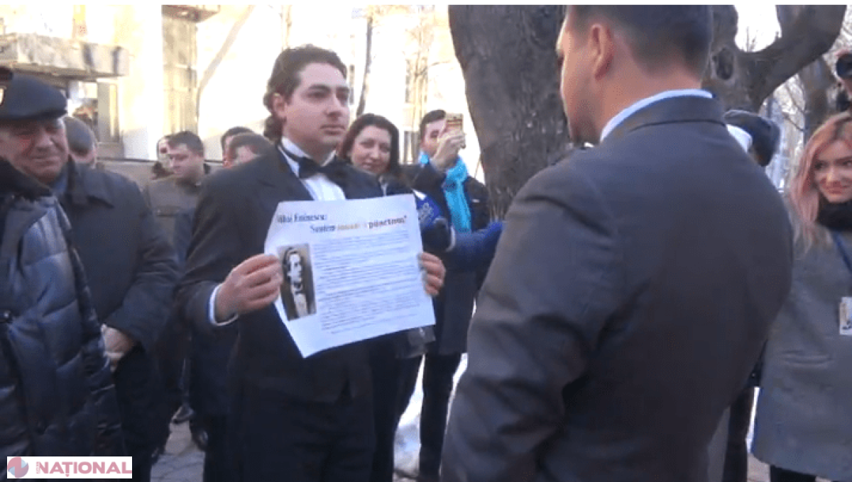 VIDEO // „Eminescu”, MESAJ pentru președintele Dodon: „Suntem ROMÂNI și punctum”. Reacția Președinției nu a întârziat